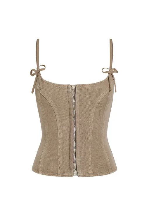 Charismatic Denim Corset