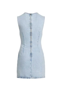 Sculpted Denim Mini